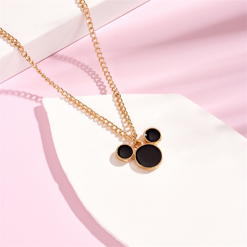 Vòng cổ Mặt Hình Chuột Mickey Thời Trang Hàn Quốc Cho Nữ