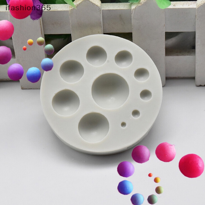 Khuôn Silicon Làm Bánh Kẹo / Sô Cô La / Đá Viên Hình Tròn Thời Trang ifashion365