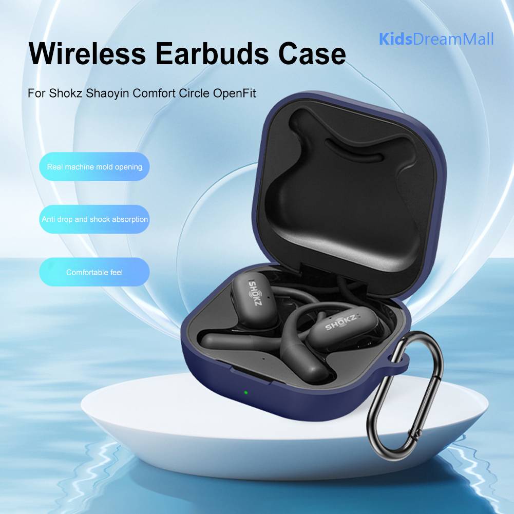 Vỏ Bảo Vệ Hộp Sạc Tai Nghe Shokz OpenFit Bằng Silicon Chống Thấm Nước Tiện