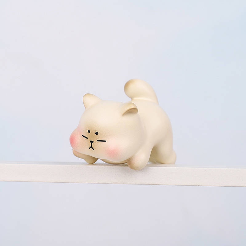 Lying Small Animal Mini Cute Screen Center Console Decoration Cute High-End Car Decoration 2023 New fDHw