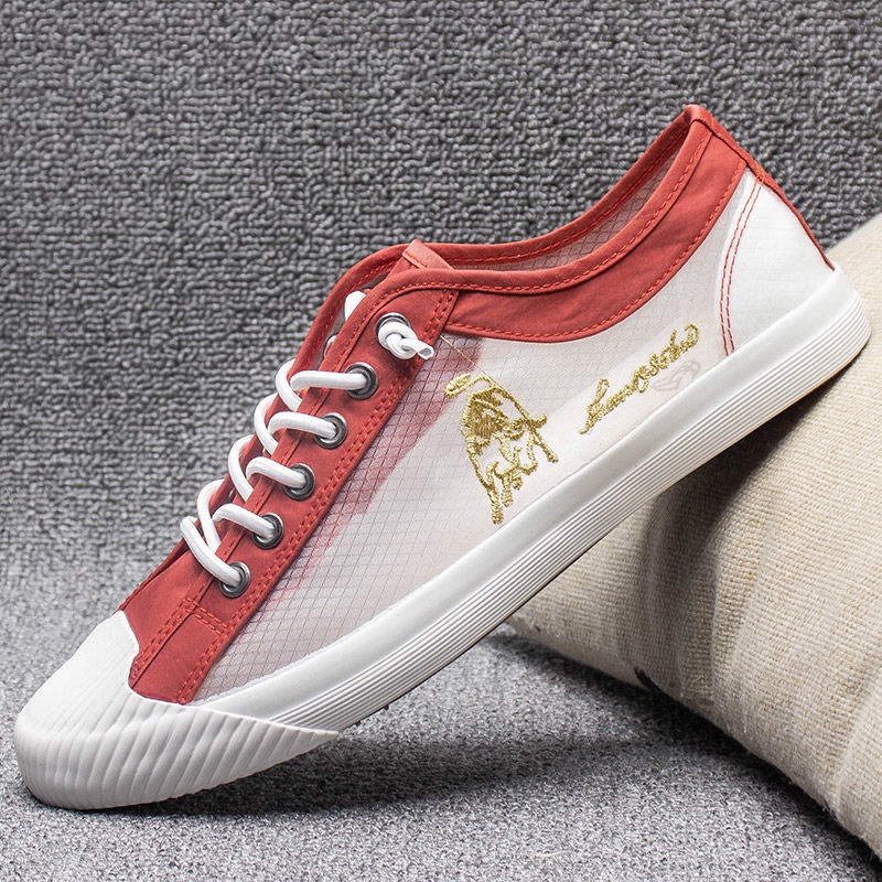 Giày Thể Thao Vải Canvas Đế Mềm Phong Cách Thời Trang Mùa Hè 2023