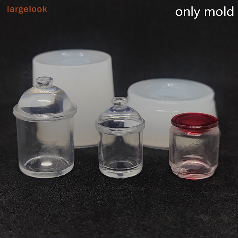 Mô Hình Hũ Bánh Quy / Kẹo / Thức Ăn Mini Bằng Silicone Cho Nhà Búp Bê