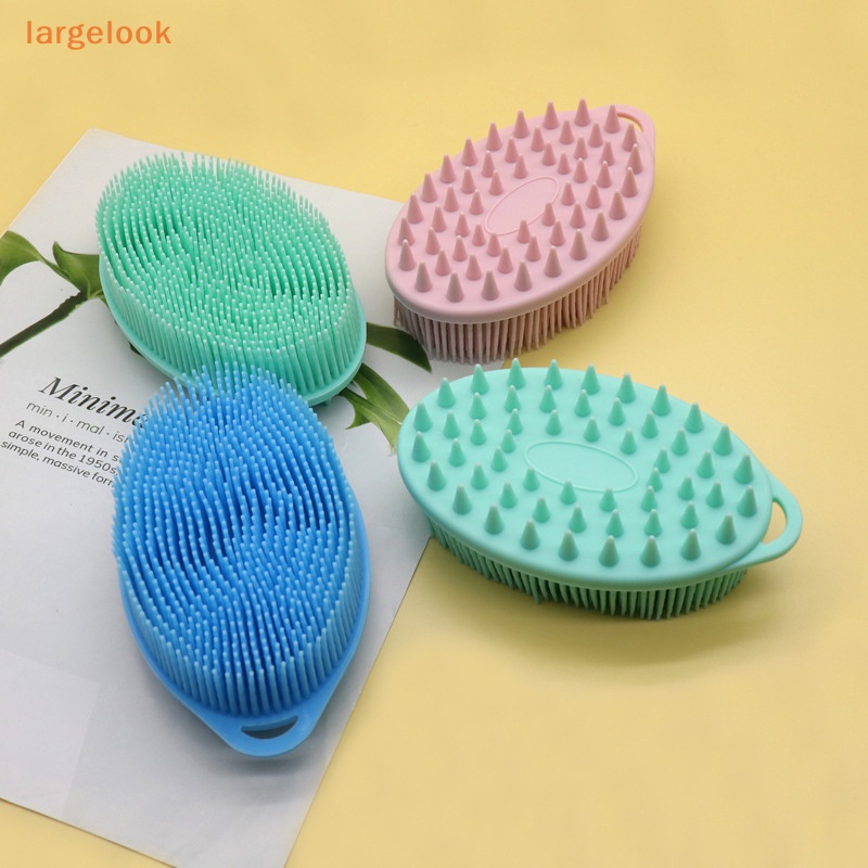 Bàn Chải Silicone Mềm Tẩy Tế Bào Chết Khi Tắm Cho Người Lớn Và Trẻ Em