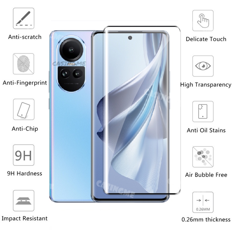 Kính Cường Lực 2 Trong 1 Bảo Vệ Màn Hình Oppo Reno 10 5G Reno 10 9 10Pro Reno10 Pro Reno10Pro 10Pro + + Plus 5G 2023 2023