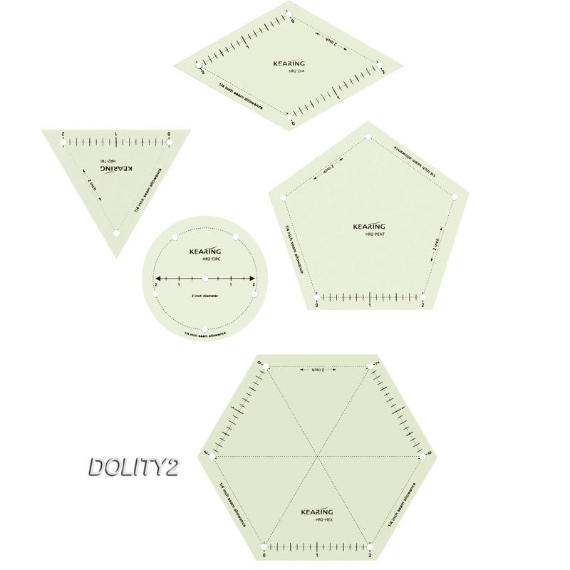 Set 5 Thước Ủi Đồ Thủ Công Chống Trượt Nhiều Hình Dạng