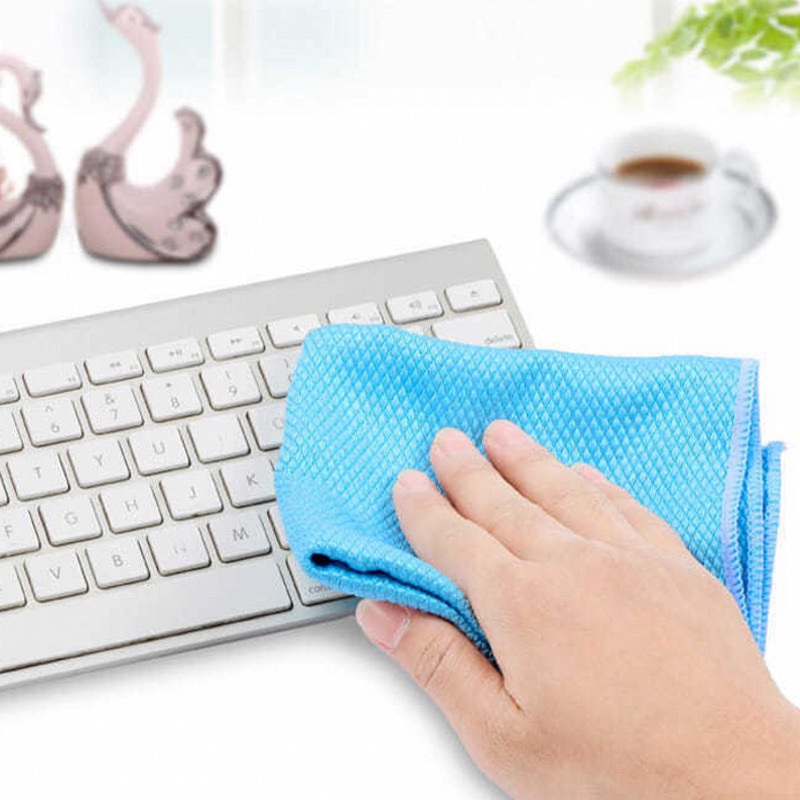 Khăn Lau Vảy Cá, Khăn Lau Chén Bát Siêu Sạch Không Rụng Lông, Không Để Lại Vết