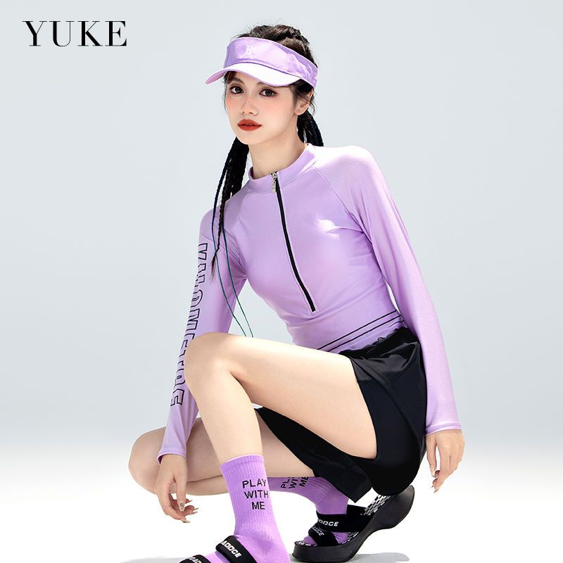 Bộ Đồ Bơi Tay Dài Dáng Ôm Thời Trang Mùa Xuân 2023 Mới Mẻ Cho Nữ