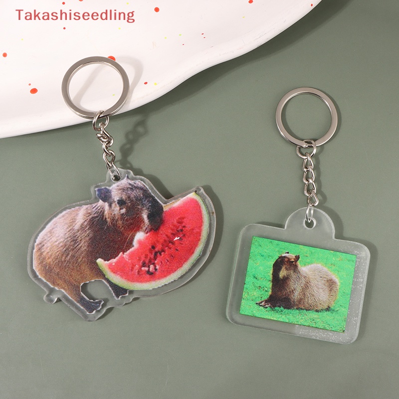 Móc Khóa Bằng Acrylic Hình Capybara Hoạt Hình Dễ Thương