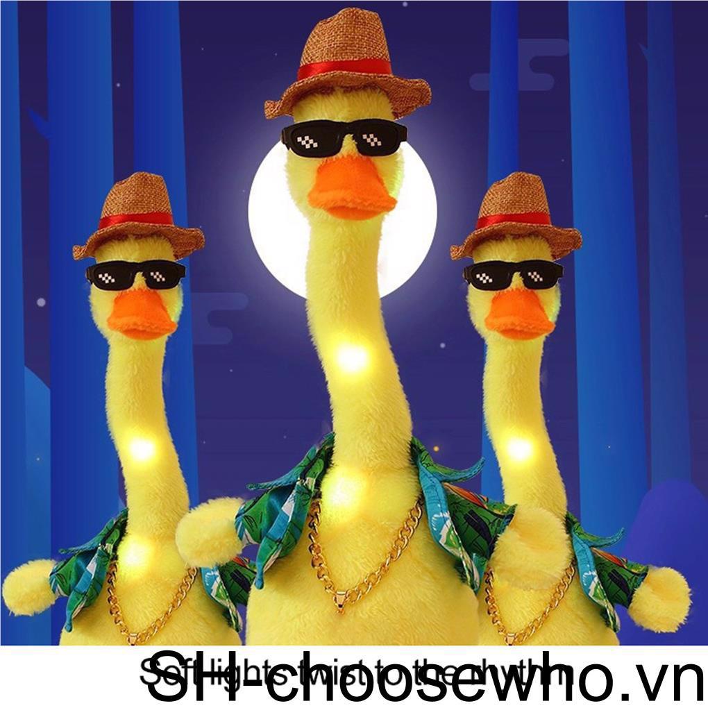 Vịt Nhồi Bông Phát Nhạc Vui Nhộn Dành Cho Bé