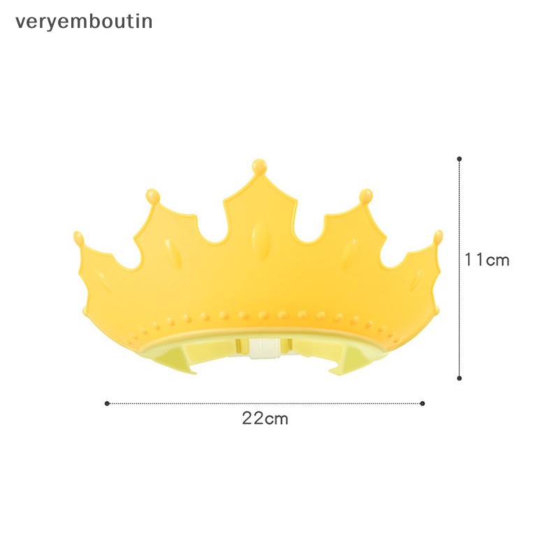 Mũ Chắn Nước Gội Đầu Bảo Vệ Tai Họa Tiết Hoạt Hình Có Thể Điều Chỉnh Kích Cỡ Cho Bé