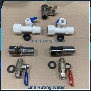 Bộ khẩu khoá nhựa, inox zen 21 ra dây 6, zen 21 dây 10 bộ van cấp nước,bộ chia nước đầu nguồn vào máy lọc nước