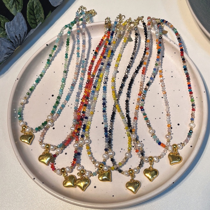 Vòng cổ Mặt Trái Tim Phong Cách Truyền Thống