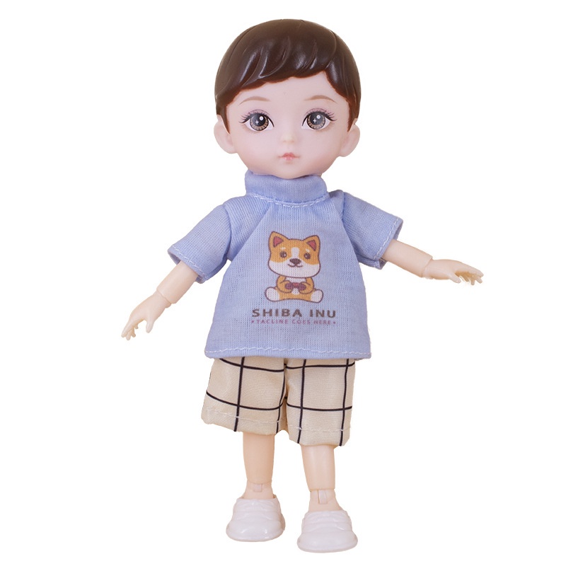 Búp Bê BJD 16cm Có Khớp Cử Động Dễ Thương