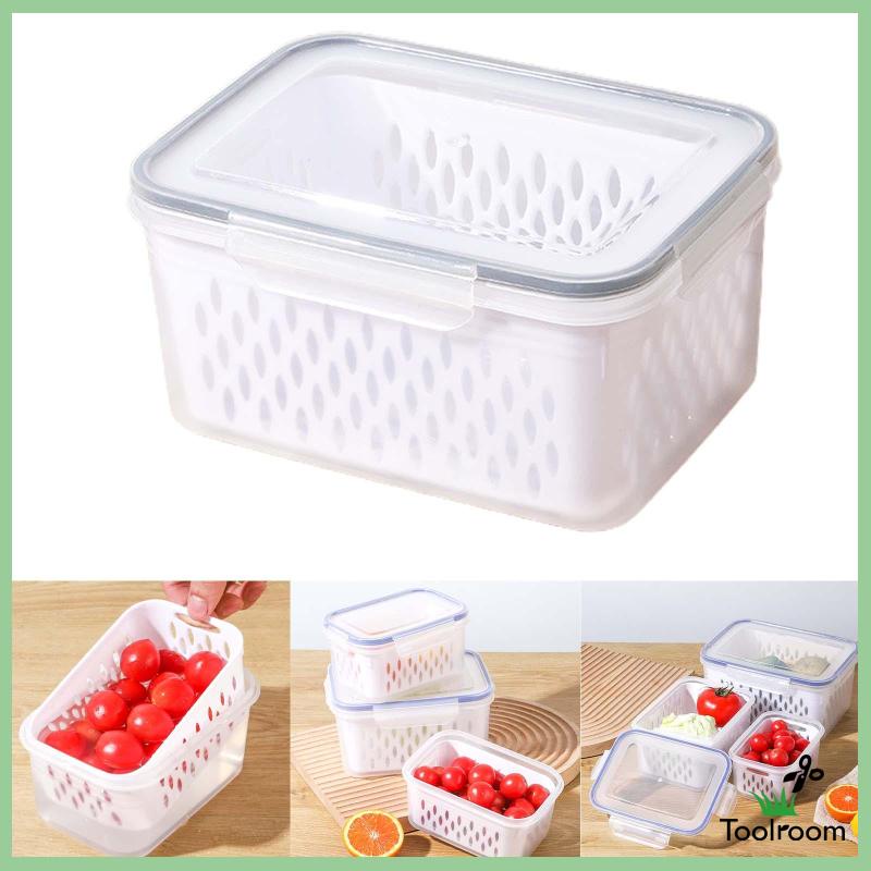 Rổ Đựng Rau Củ Quả Có Thể Tháo Rời Tiện Dụng Cho Tủ Lạnh