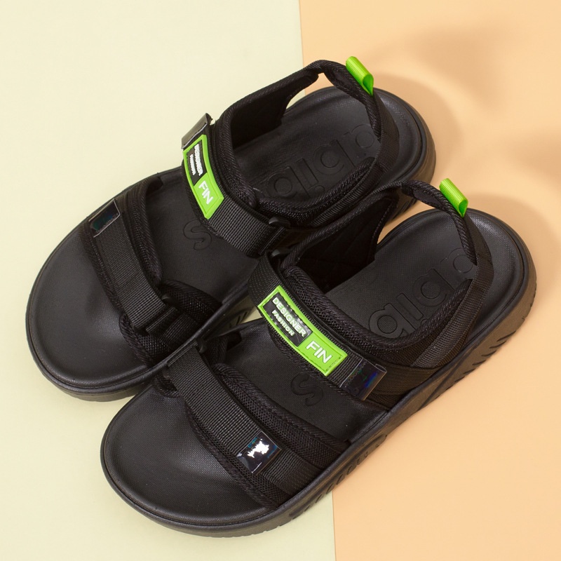 Sandal Nữ Quai Dán FIN Hàn Quốc Quai 3 Màu Hot Trend AA6487