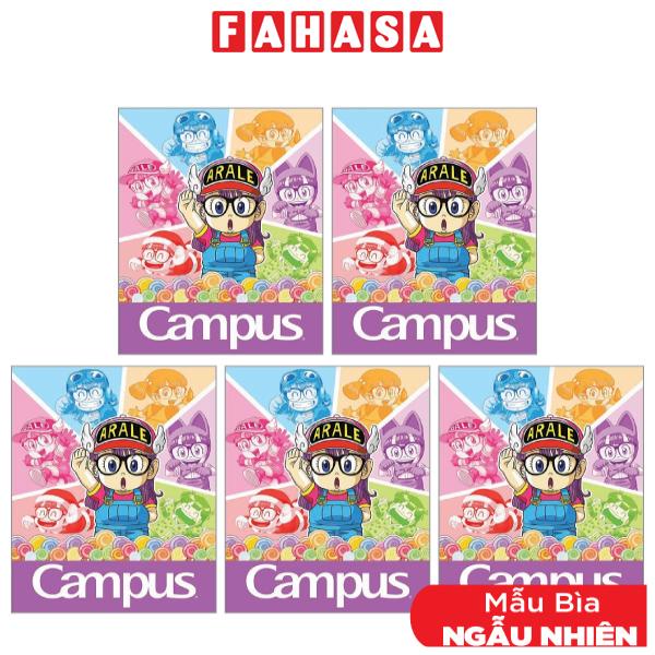 Combo 5 Tập Arale Hi - 4 Ô Ly 96 Trang ĐL 120g/m2 - Campus NB-AARH96 (Mẫu Màu Giao Ngẫu Nhiên)