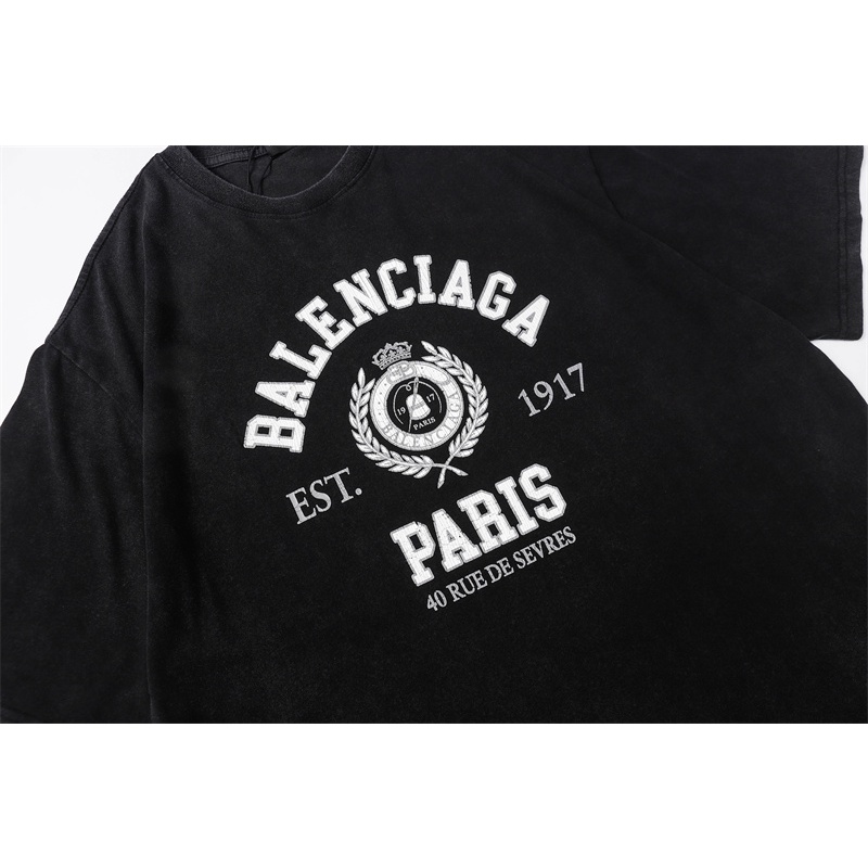 Ba-new Áo Thun Ngắn Tay Cổ Điển 1917 Giặt Được