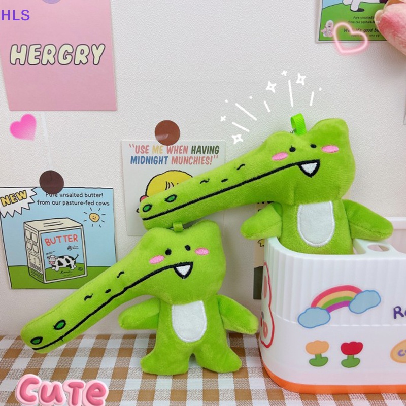 Móc Khóa Hình Cá Sấu Nhồi Bông Dễ Thương Dùng Trang Trí Ba Lô / Cốp Xe