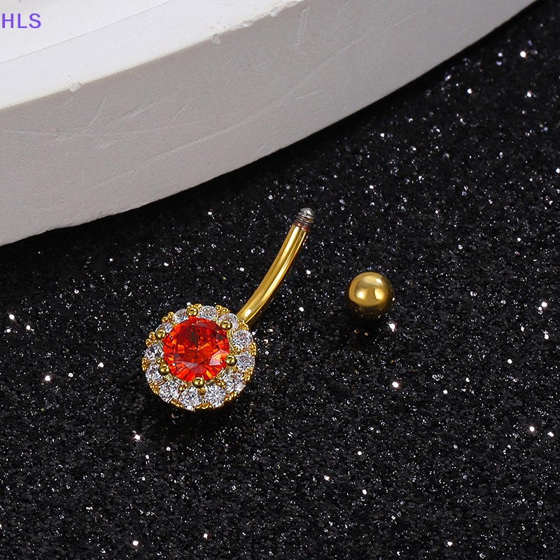 Khuyên Rốn Đính Đá Zircon Thời Trang Cá Tính Cho Nữ