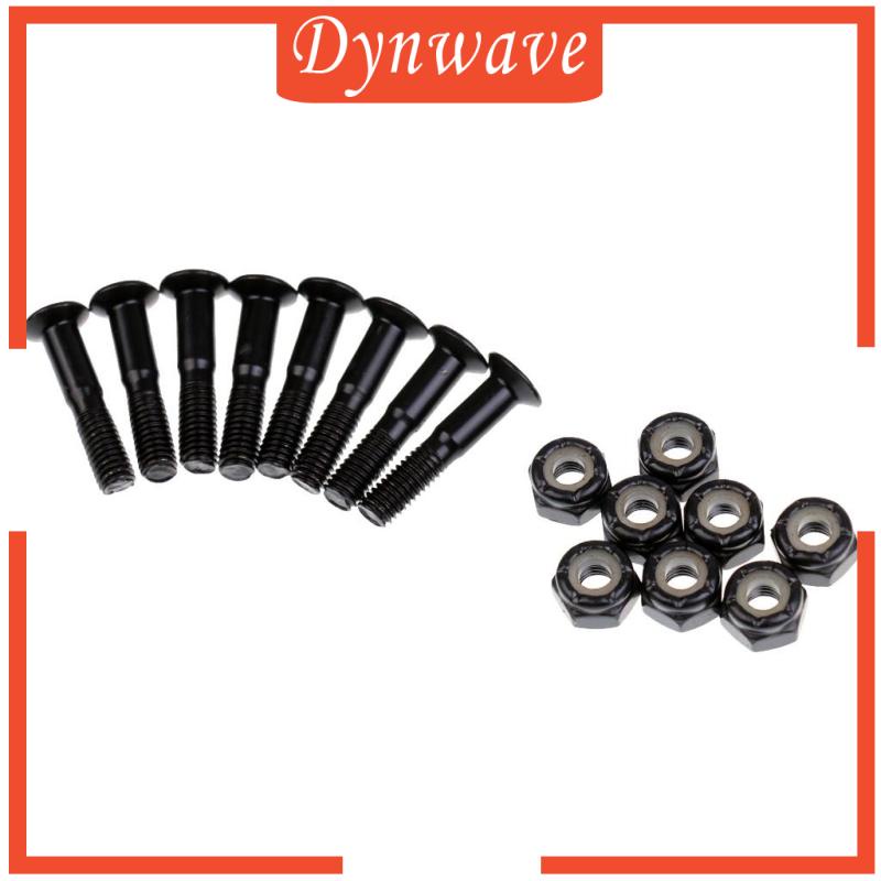 Bộ 8 Ốc Vít Dài Màu Đen - 25mm / 1 Cho Ván Trượt