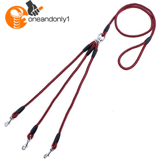 Dây Dắt Thú Cưng Đi Dạo 3 Trong 1 3 Cổng Bằng Nylon Có Tay Cầm Tiện Dụng