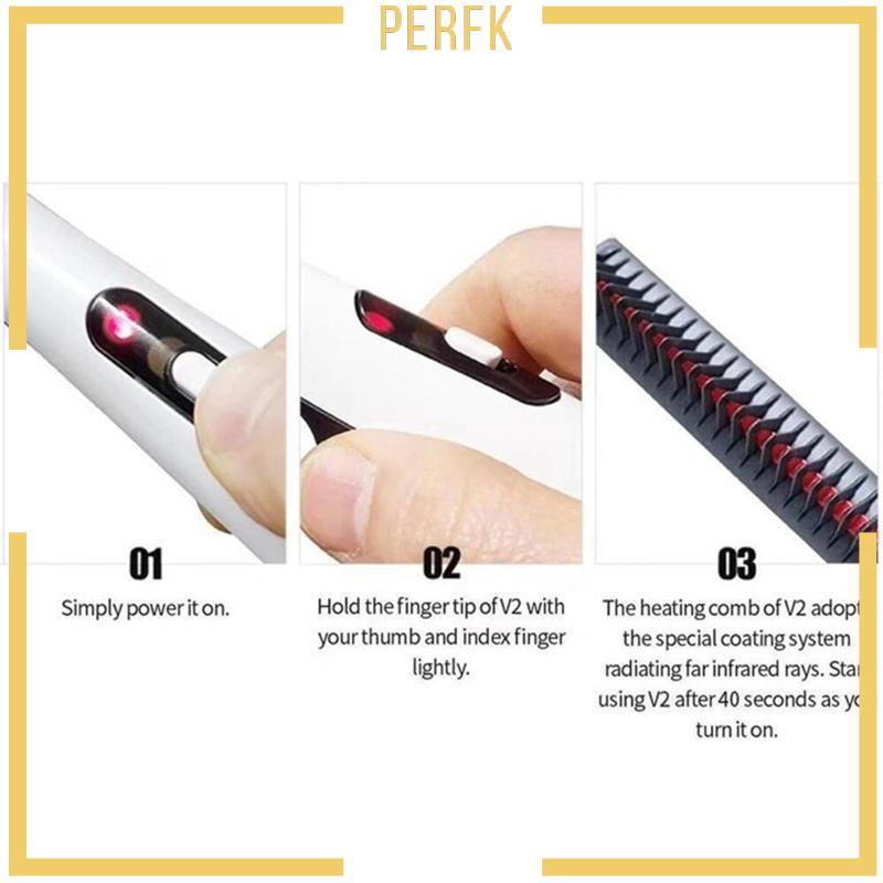 Lược Điện Chải Thẳng Tóc Chống Bỏng Phích Cắm EUR