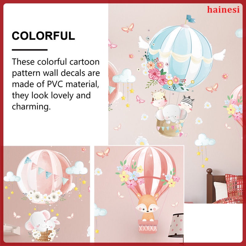 Miếng Dán Trang Trí Tường / Cửa Sổ Phòng Bé Trai Thiết Kế Dễ Thương