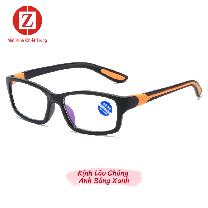 Kính lão cho người Trung Niên form vuông, gọng TR90 thời trang siêu đẹp mã H8825