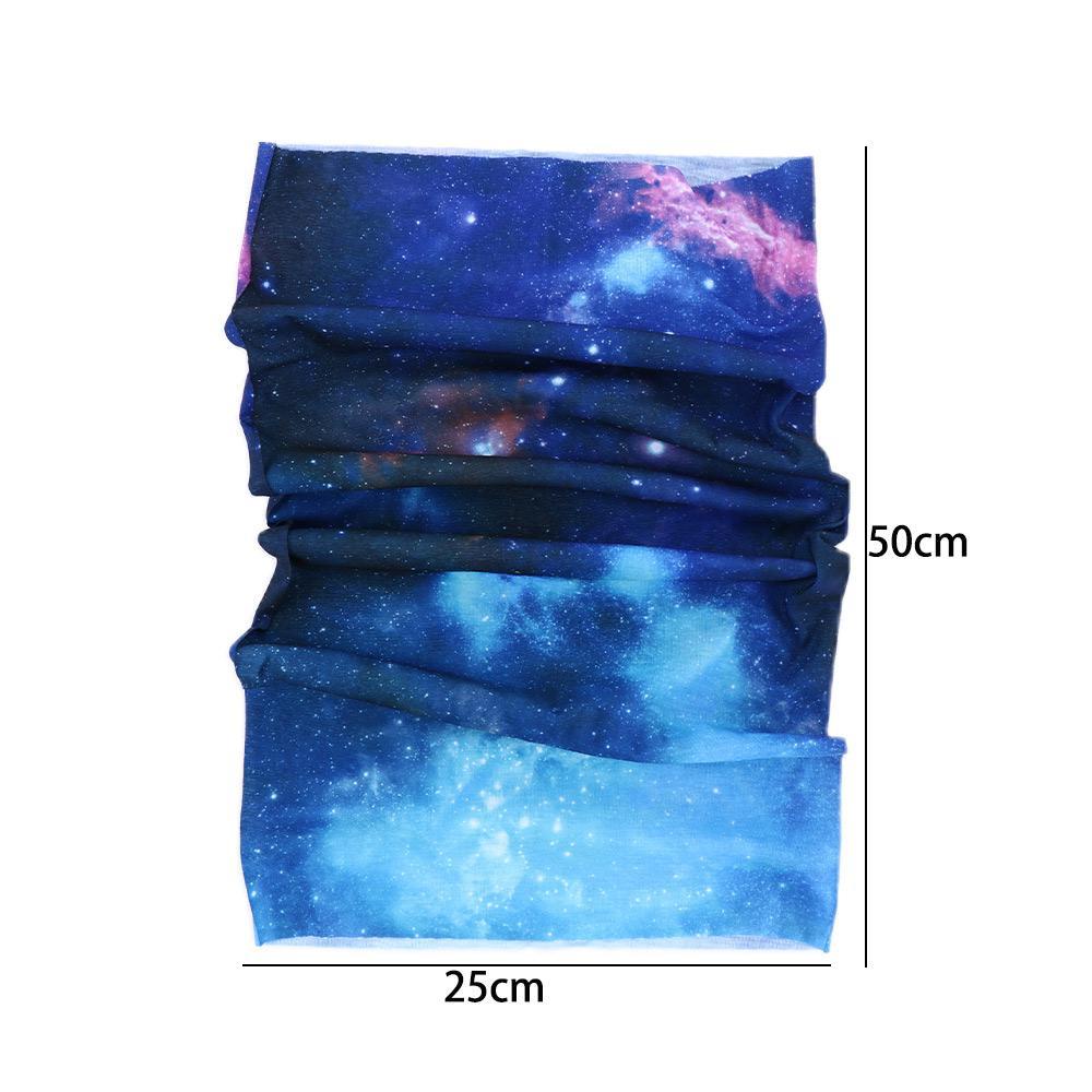 Giovanni Khăn Bandana Che Mặt Che Mặt Cổ Và Mặt Không Đường May Co Giãn Cao Họa Tiết Rằn Ri Bầu Trời Đầy Sao