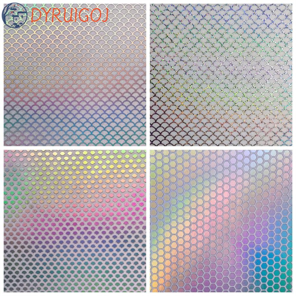 DYRUIDOJ Miếng Dán Trong Suốt Màu Laser Chống Thấm Nước Dùng Làm Mồi Câu Cá DIY