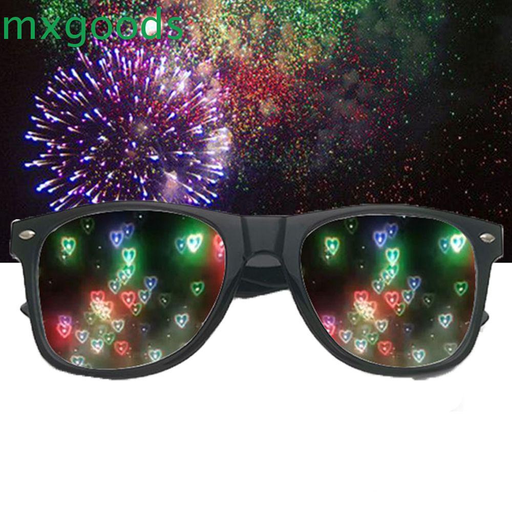 MXGOODS Kính Mát Hình Trái Tim Phong Cách Retro Thời Trang Cho Nam Nữ