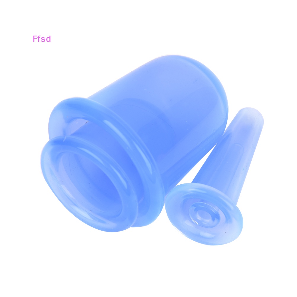 Bộ 4 Cốc Giác Hơi Mát Xa Cơ Thể Bằng Silicone Chống Cellulite