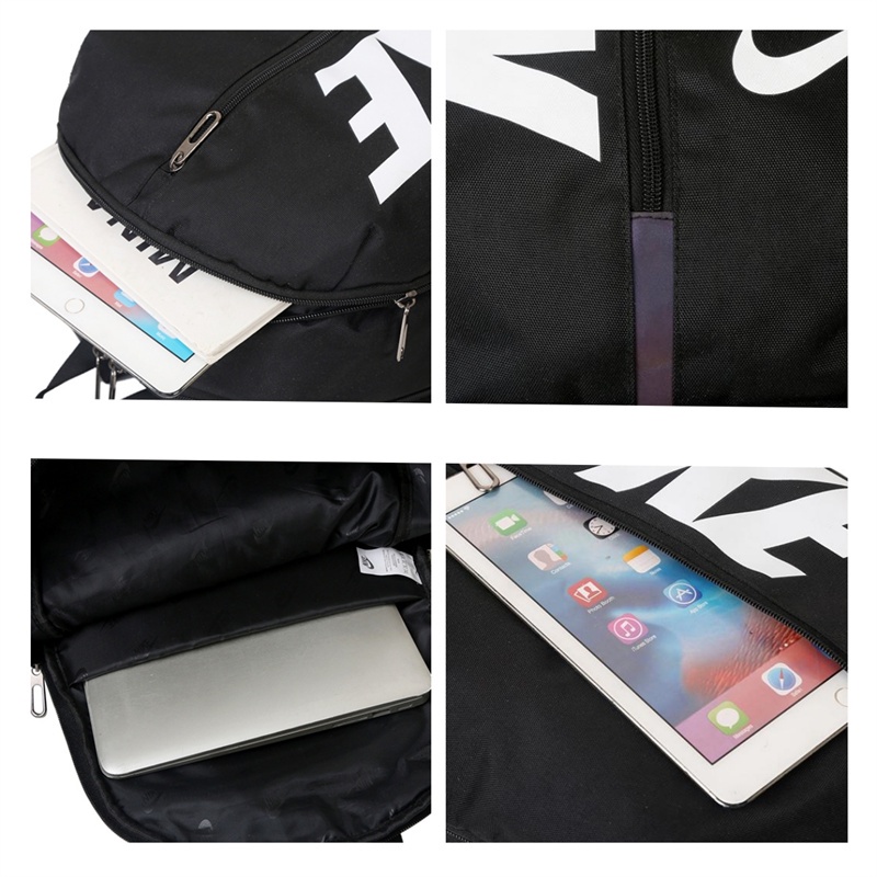 Balo Thể Thao Nike 100% Chính Hãng Nhiều Ngăn Đựng Laptop Bằng Vải Oxford Bền Bỉ Dành Cho Nam