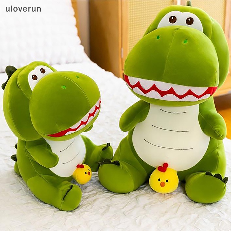 Uloverun 1 Đồ chơi nhồi bông Hình Chú Gà / Khủng Long Đáng Yêu Mềm Mại Trang Trí Phòng Ngủ