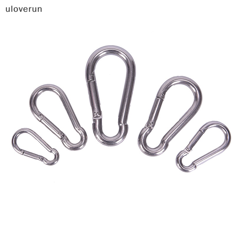 Móc Khóa Carabiner Bằng Thép Không Gỉ 304 Nhanh Chóng Tiện Lợi