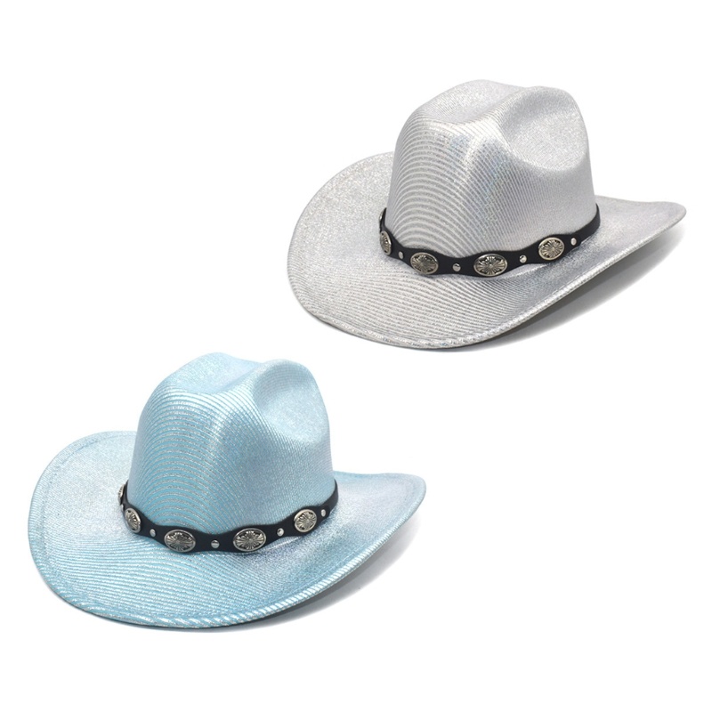 Mũ Cao Bồi Đính Kim Tuyến Lấp Lánh Cho Lễ Hội Câu Lạc Bộ Disco