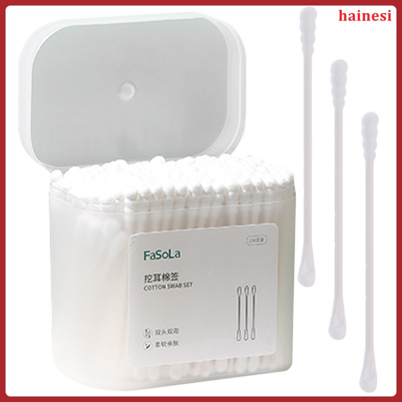 Tăm Bông Cotton Hai Đầu Nhọn Dùng Cho Trẻ Em