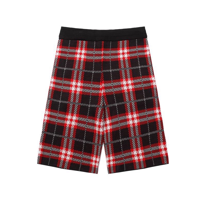 B &amp; B &amp; R - Quần Short Dệt Kim Thẳng Dễ Phối Đồ Phong Cách Cổ Điển Không Phai Màu Thời Trang Cho Nam Và Nữ I56Eku