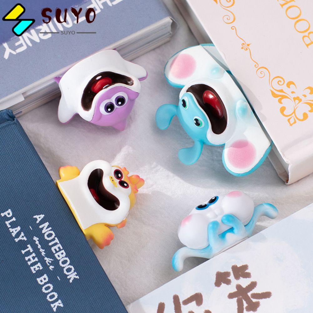 SUYO Thẻ Đánh Dấu Trang Sách 3D Hình Sinh Vật Biển