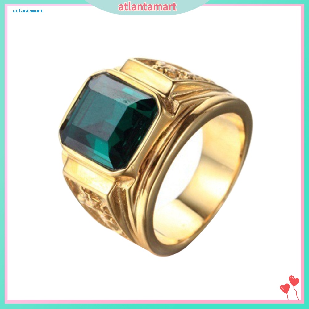 Túi Đựng Đồ Dùng Cao Cấp Tiện Dụng| Nhẫn Đồng Mặt Vuông Chạm Khắc Hình Rồng Phong Cách Cổ Điển Cho Nam