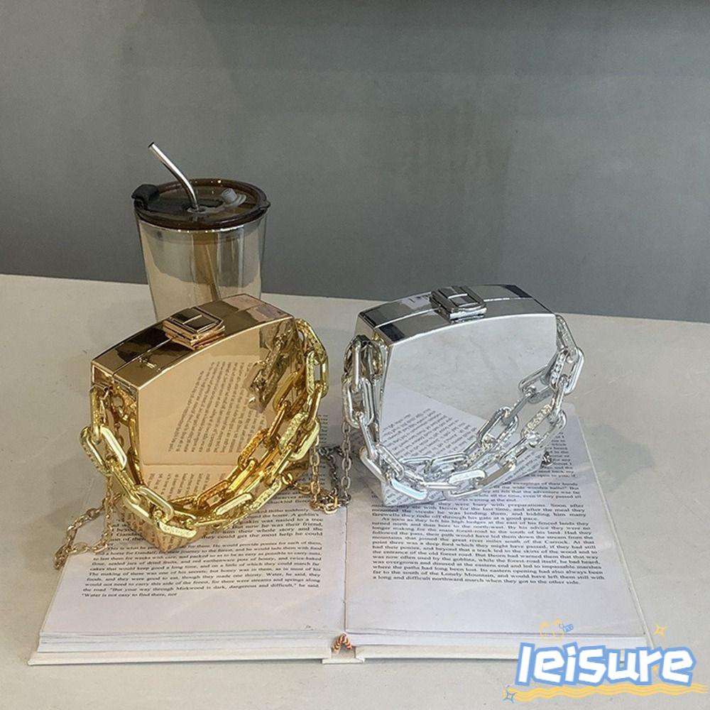 LEISURE Túi Đeo Chéo Mini Họa Tiết Hình Học Hợp Thời Trang Cho Nữ