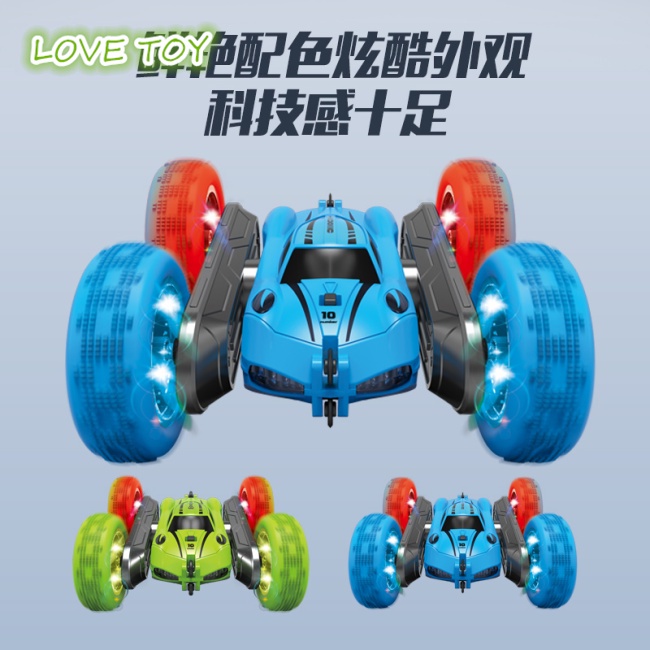 Xe Hơi Điện Nkodok Điều Khiển Từ Xa 2.4GHz Hai Mặt 360 Độ° Xe Hơi Điều Khiển Từ Xa Có Đèn Pha Cho Bé Trai