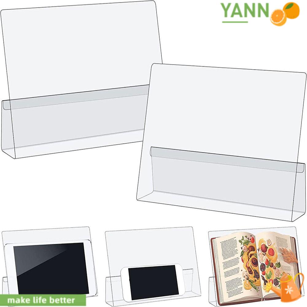 YANN1 Giá Đỡ Trưng Bày Sách Bằng Acrylic Trong Suốt