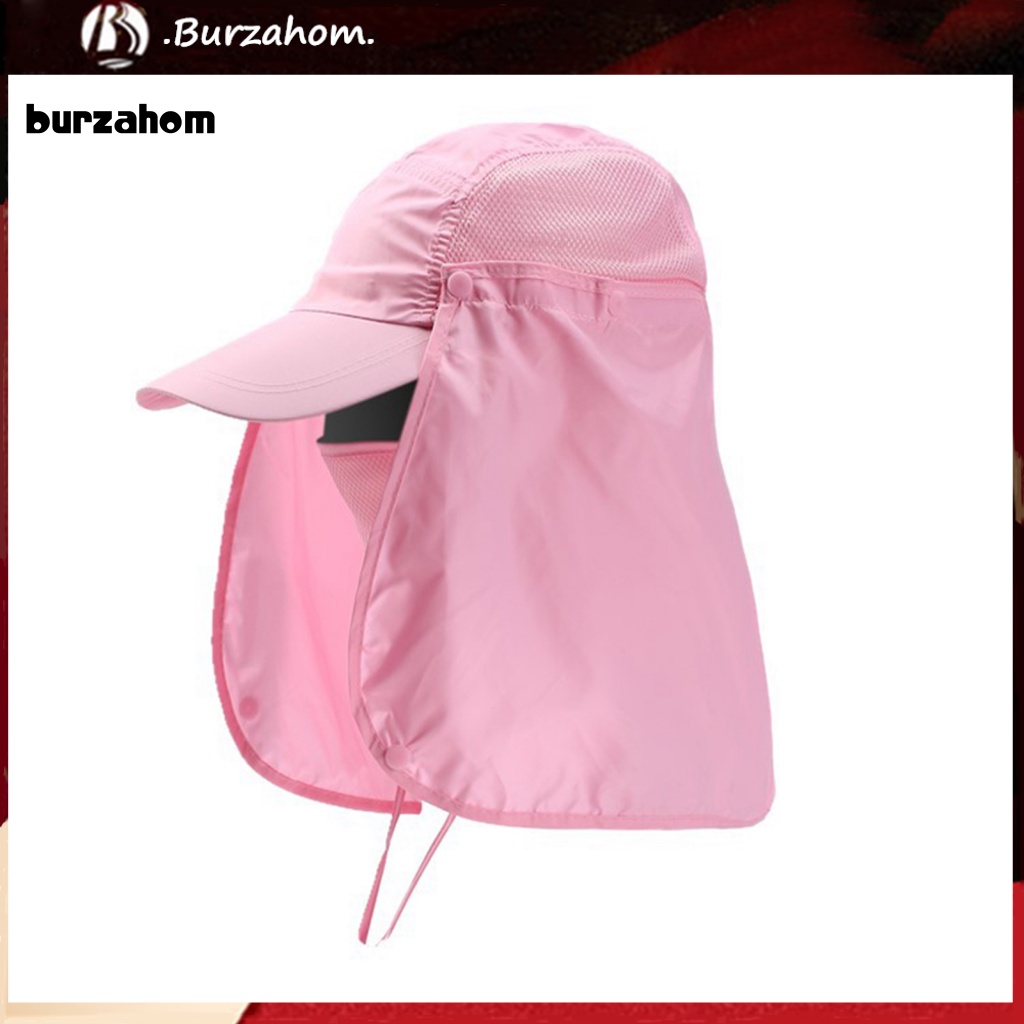 Mũ Lưỡi Trai Có Tấm Che Mặt Và Cổ Chống Nước Chống Tia UV Thoáng Khí Dành Cho Nam Nữ