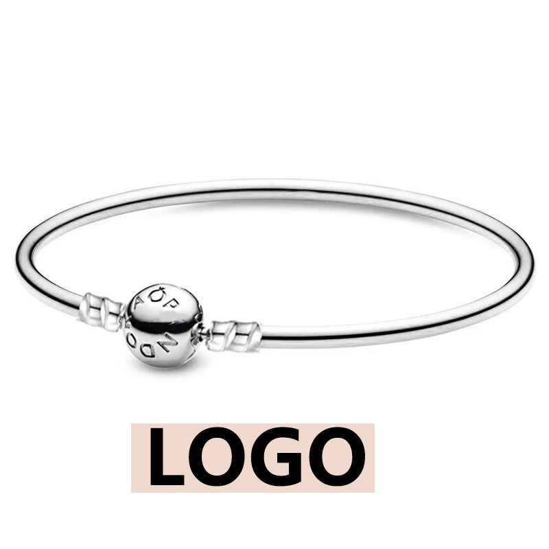 Vòng Tay Dây Xích Màu Sắc Bạc 17 / 19 / 21cm Thời Trang Cho Nam Và Nữ