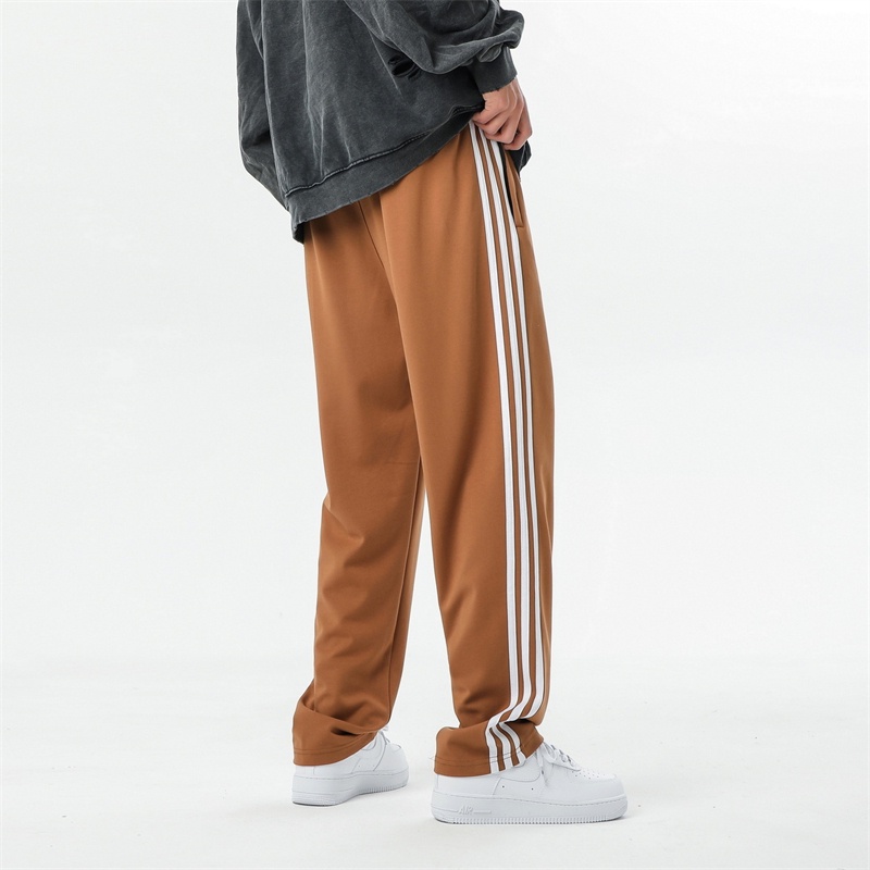 Quần Adidas 100% Chính Hãng Dáng Rộng Phối Sọc Thời Trang Dành Cho Nam