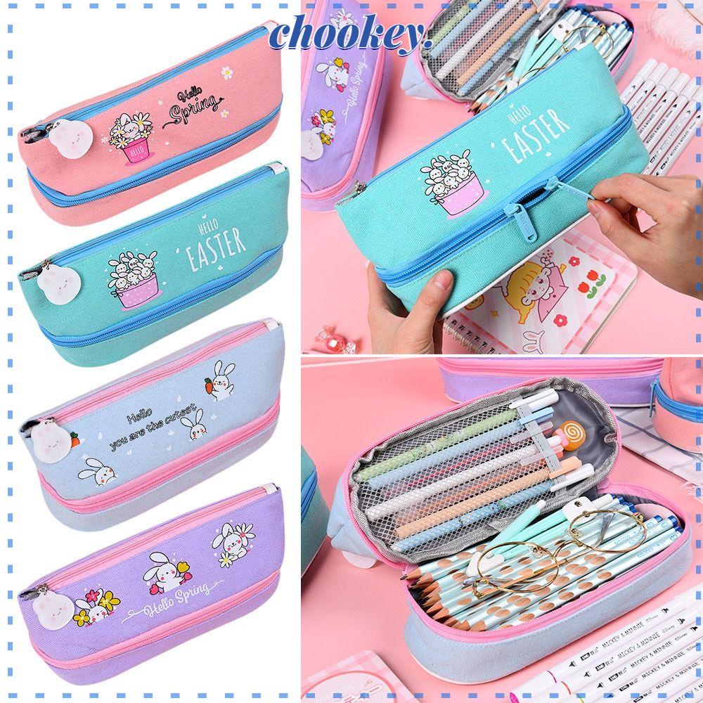CHOOKEY Túi Đựng Bút Cỡ Lớn Thiết Kế Dễ Thương Sáng Tạo