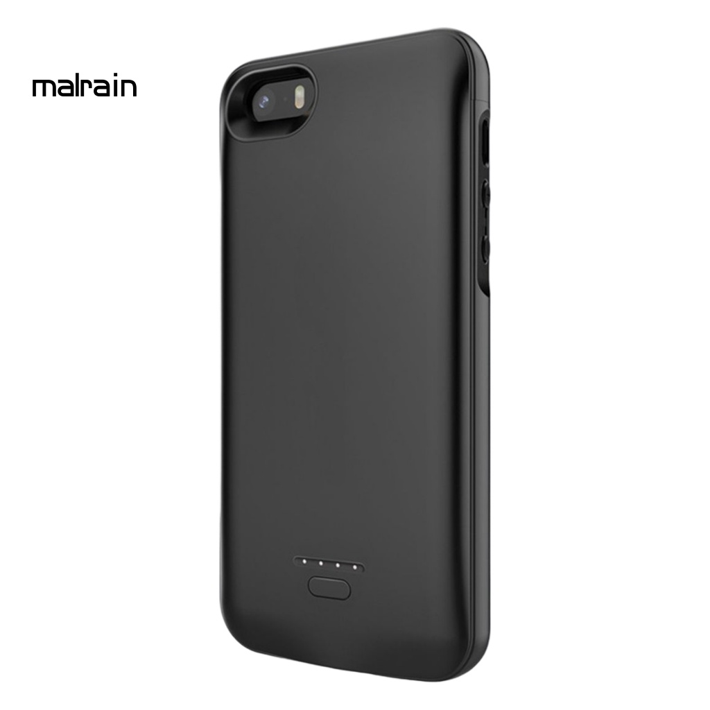 Ốp Điện Thoại Pin 4000mAh Cạnh Nam Châm Siêu Mỏng Cho iPhone5 / 5s / 5se