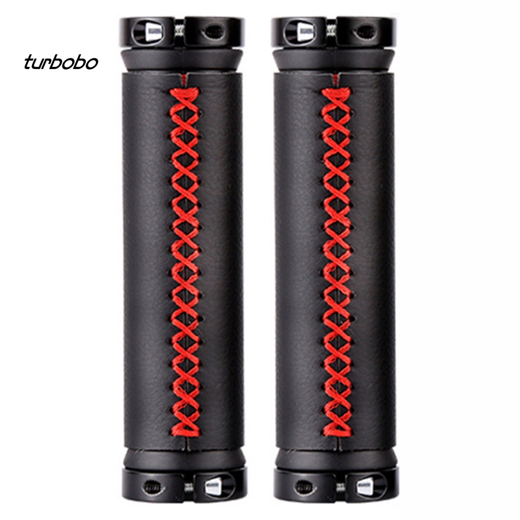 Set 2 Vỏ Bọc Tay Lái Xe Đạp Leo Núi Bằng Da Giả Chống Trượt