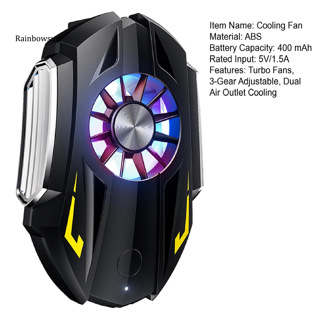 Quạt Làm Mát 3 Cánh Dạng Kẹp Có Thể Điều Chỉnh Cho Điện Thoại Di Động